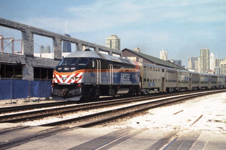 Metra 417 at Chicago, IL