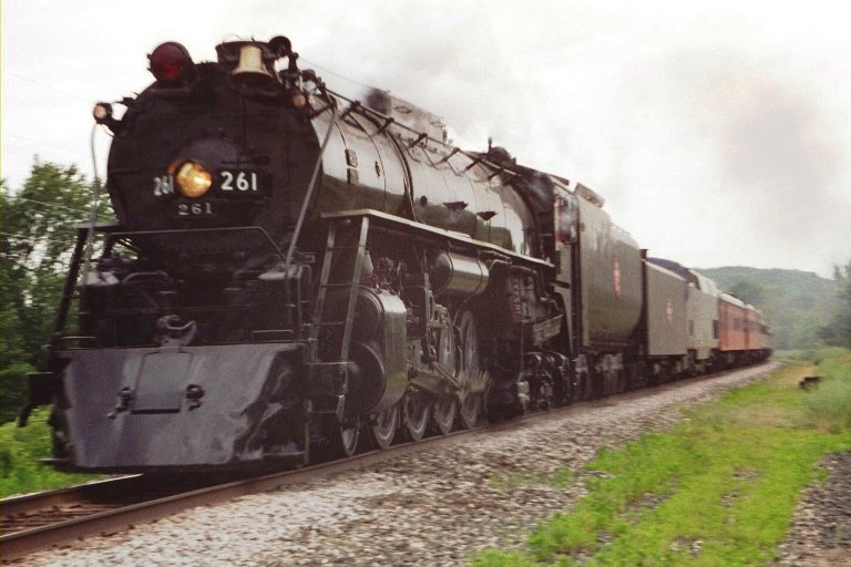 Milwaukee Road 261 at Wisconsin Dells, WI
