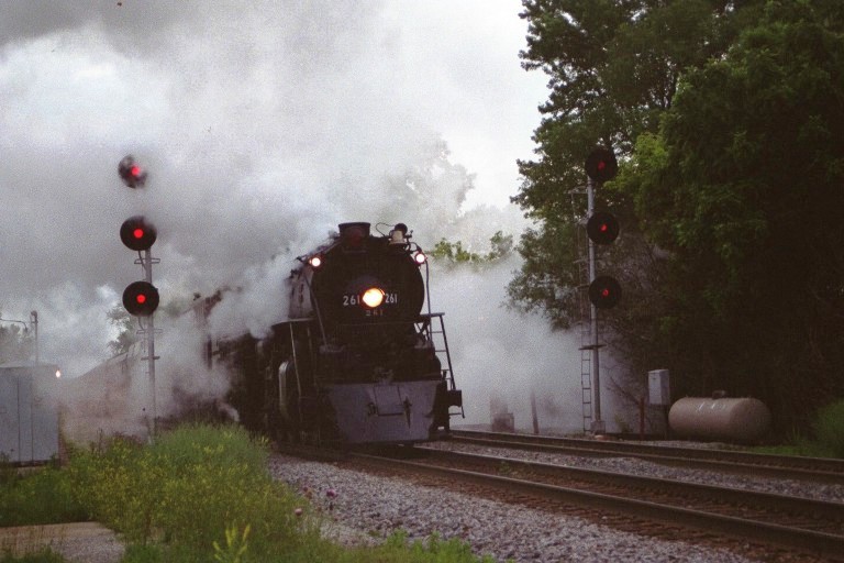 Milwaukee Road 261 at Sturtevant, WI