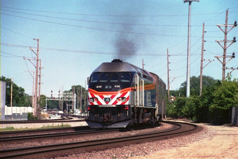 Metra 414 at Franklin Park, IL