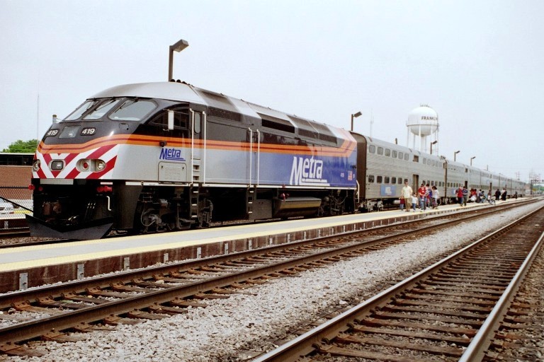Metra 419 at Franklin Park, IL