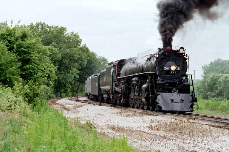 Milwaukee Road 261 at Bureau Jct. IL