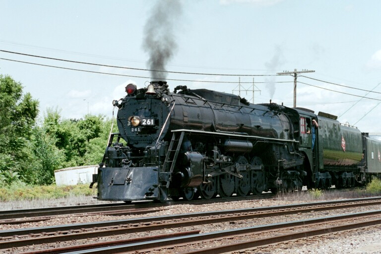 Milwaukee Road 261 at Clinton, Iowa