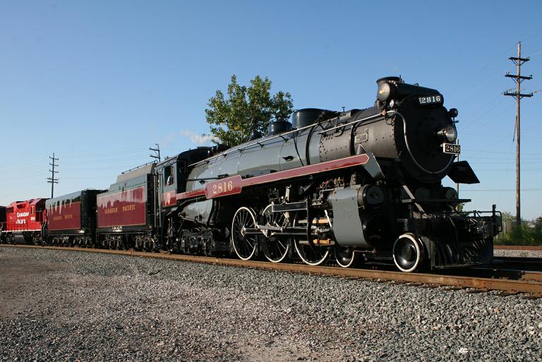 Canadian Pacific 2816 at Franklin Park, IL