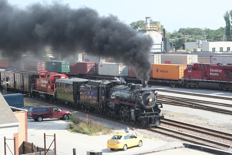Canadian Pacific 2816 at Franklin Park, IL