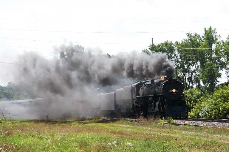 Milwaukee Road 261 at Wisconsin Dells, WI