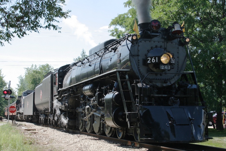 Milwaukee Road 261 at New Lisbon, WI