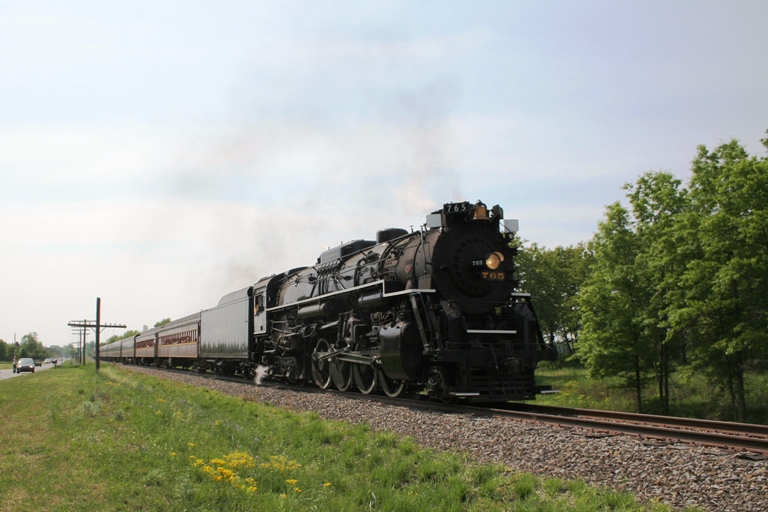 Nickel Plate Road 765 at English Lake, IN