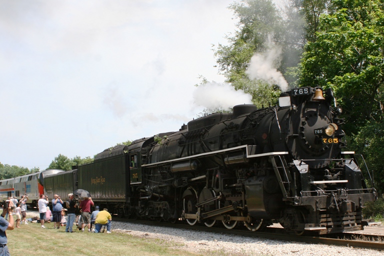 Nickel Plate Road 765 at Bureau Jct. IL