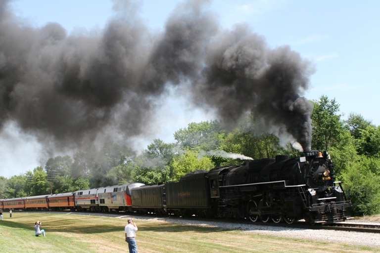 Nickel Plate Road 765 at Bureau Jct. IL