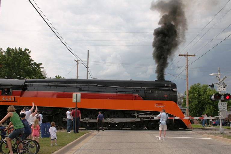 Southern Pacific 4449 at Owosso, MI