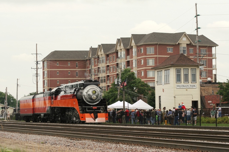Southern Pacific 4449 at Franklin Park, IL